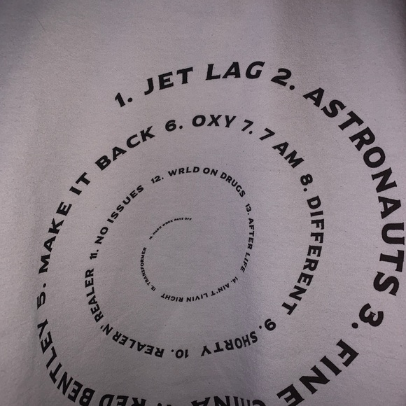 Juice WRLD x Future WRLD ON DRUGS Jet Lag Hoodie - Picture 3 of 4